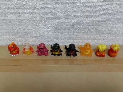 Imagen de Godzilla Mini Sofubi Chronicle Burning Red Set
